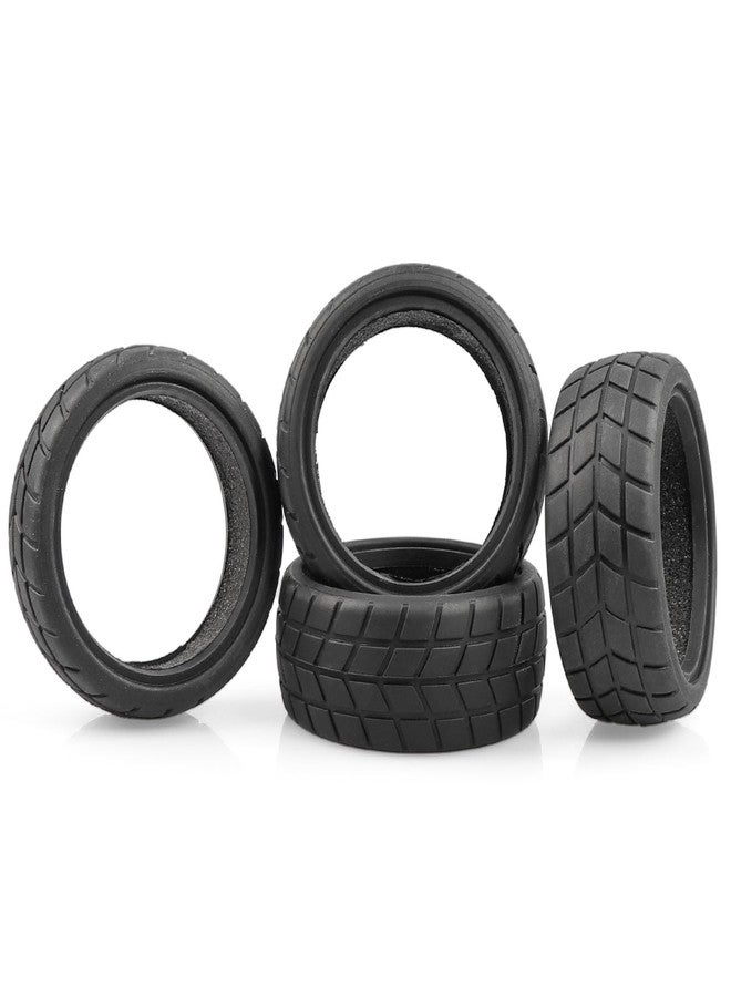 AIMROCK RC On Road Car Tires, 64mm Rubber Tyres for 1/10 1/12 Traxxas Tamiya TT01 TT02 HSP Wltoys HPI KYOSHO Car, Pack of 4 - Image 5